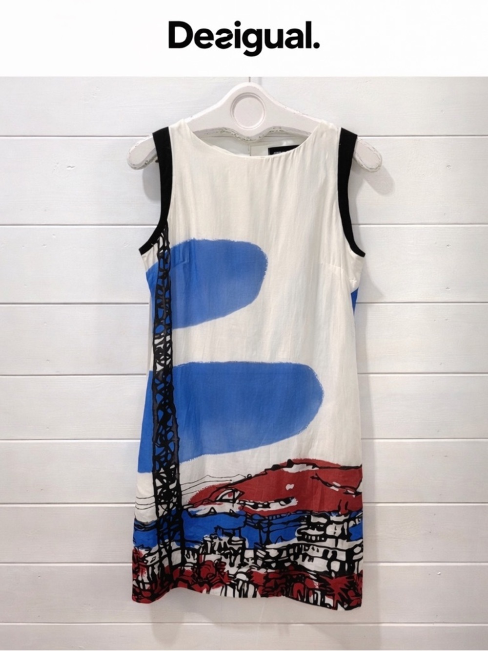 DESIGUAL by M. Lacroix – Robe sans manches imprimée – Taille 38 (M)